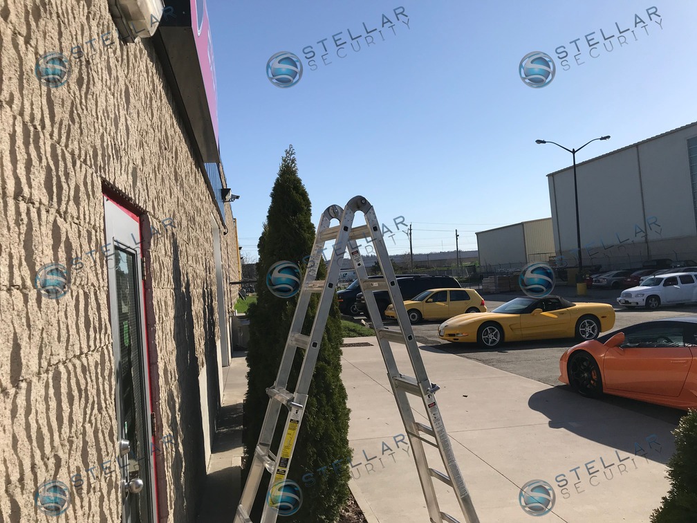 Auto Shop Commercial Property Business Security Camera System Installation Services Stellar Security 3