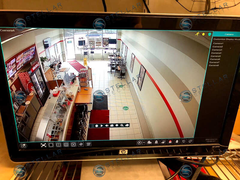 Commercial Property Restaurant Business Security Camera System Installation Services Stellar Security 7