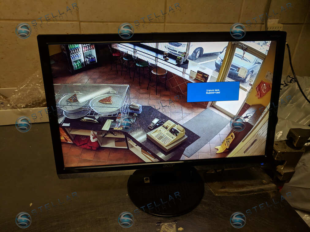 Pizza Store Commercial Property Security Camera System Installation Services Stellar Security 8